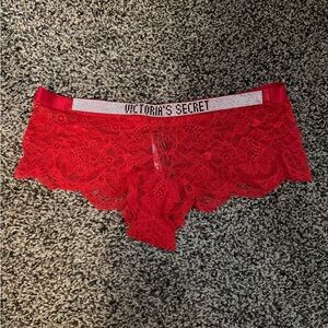 Victoria's Secret Scarlet Lace Panties